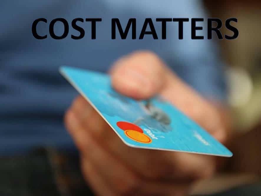 Credit Card, Investment Costs Matter